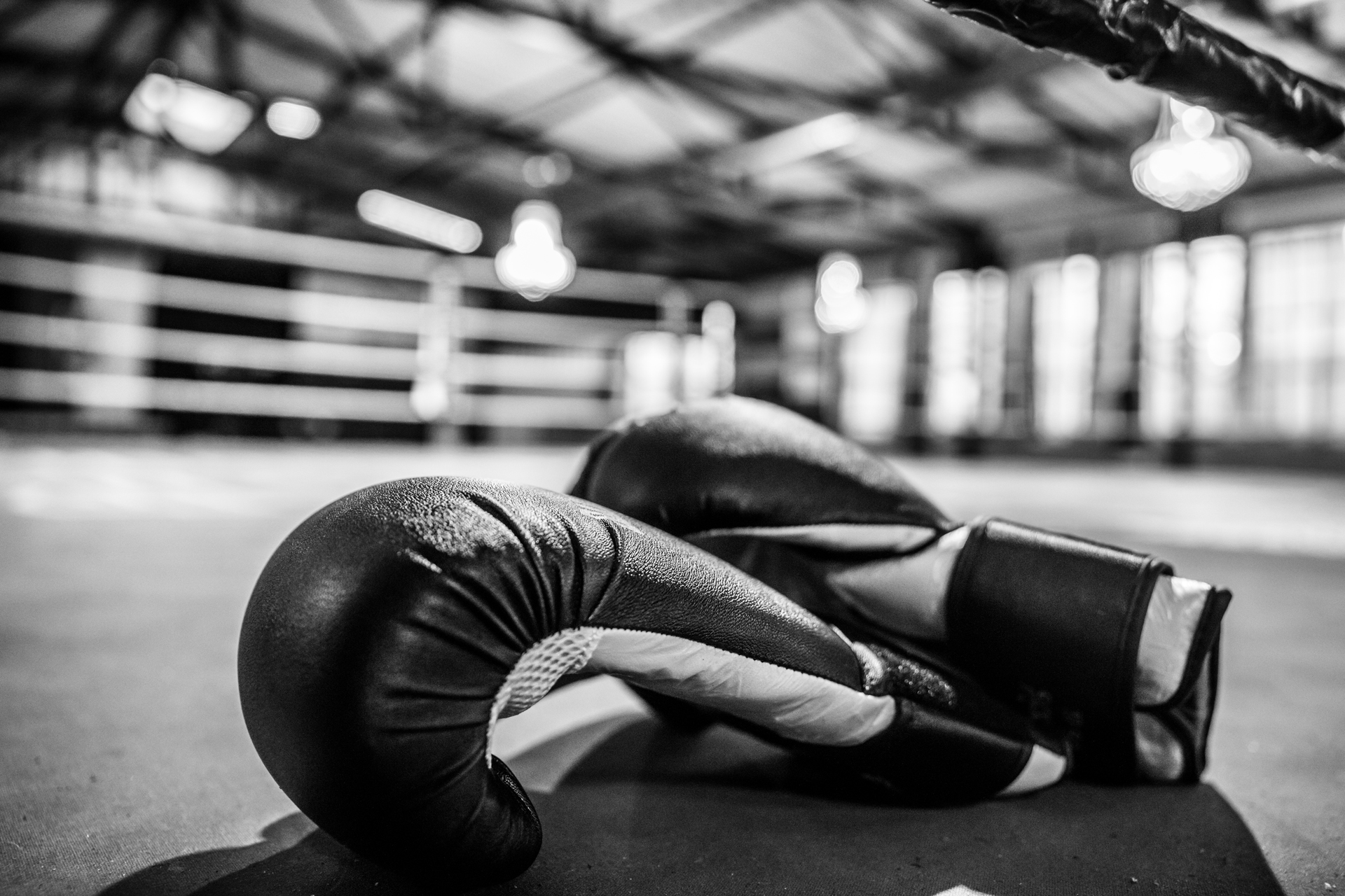 Corporatefotograf Jochen Rolfes aus Düsseldorf mit Corporatefotografie: Shooting in einer Boxhalle/Boxring mit einer Anwaltskanzlei Foto 2