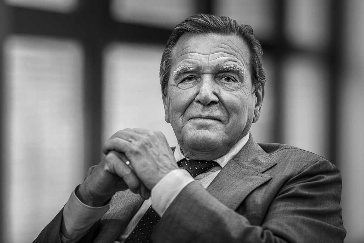 Fotograf Jochen Rolfes: Ex-Bundeskanzler Gerhard Schröder